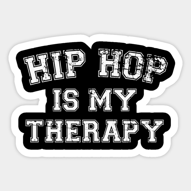 Hip Hop Is My Therapy Sticker by RW